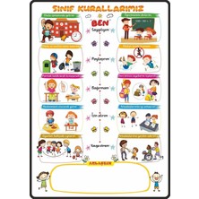 Prime Concept Sınıf Kurallarımız 50 x 70 (Vinil Branda) Dijital Baskı