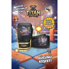 Titan Sport Çocuk Boks Eldiveni Siyah Peri Baykuş Modeli
