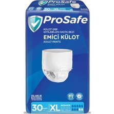 Prosafe Emici Külot Xlarge Ekstra Büyük Boy Hasta Bezi 30 Adet 1 Paket Xl
