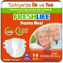 Freshlife Belbantlı Xlarge Ekstra Büyük Boy Hasta Bezi 30 Adet 1X30 Paket Xl
