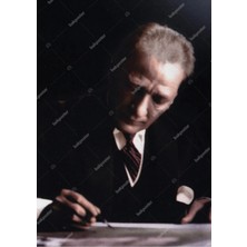 Prime Concept Atatürk Posteri 50X70 cm - Vinil ( Branda )