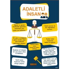 Prime Concept Adaletli Insan Afişi (Vinil) 70X100 cm