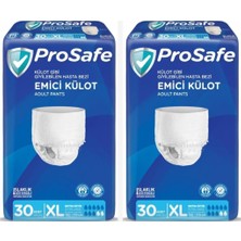 Prosafe Emici Külot Xlarge Ekstra Büyük Boy Hasta Bezi 60 Adet 2X30 Paket Xl