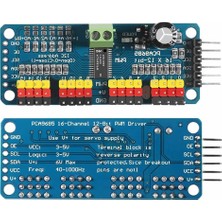 Robal PCA9685 I2C 16 Kanal 12 Bit Pwm Kontrolör Kartı