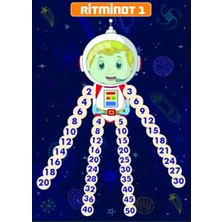 Prime Concept Ritminot Ritmik Sayma Afişi 1 ( Yapışkanlı Folyo ) 50X70 cm