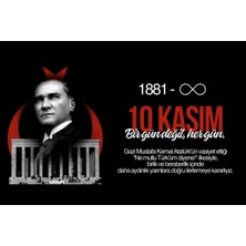 Prime Concept Atatürk 10 Kasım Afişi - Vinil - Branda Baskı 100X200 cm