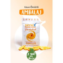 Drynex Freeze Dried Portakal 20gr Dondurularak Kurutulmuş Çıtır Atıştırmalık Meyve Cipsi Şekersiz Vegan