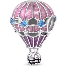Fubena Taşlı Pembe Sıcak Hava Balonu Charm