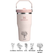 Stanley Kişiye Özel The Iceflow Flip Straw 2.0 Tumbler 0.6l / 20OZ Outdoor Matara Suluk 10-12044-052