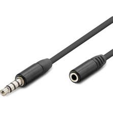 Dorasan 3.5 mm To 3.5 mm F Kablo 3lıne 1.2m Siyah HDX1012