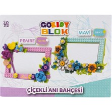 Gokidy Go Kıdy Çiçekli Anı Bahçesi Fotoğraf Çerçevesi Blok Yapım Seti Mavi