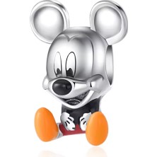 Fubena Turuncu Ayakkabılı Mickey Charm