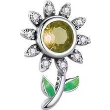 Fubena Ay Çiçeği Halka Charm