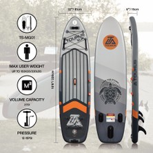 Tourus TS-MG01 Şişme Sup Board 335X84X15 cm Stand Up Paddle Board – Kaymaz Eva Yüzeyli Şişme Sörf Tahtası, Aksesuarlı Paddle Board Seti
