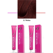 Rayan 2 Li Set Premium 5.7 Moka - Kalıcı Krem Saç Boyası 2 x 50 G Tüp