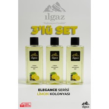 Ilgaz Limon Kolonyası 3'lü Set 80 Derece 400 ml | Elegance Series