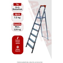Asvera 5+1 Basamaklı Profil Merdiven