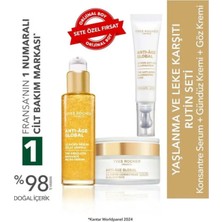 Yves Rocher Yaşlanma Karşıtı Cilt Bakım Seti Serum 30 ml Göz Kremi 15 ml Yüz Kremi 50 ml