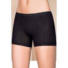 Royaleks Likralı Kadın Boxer Siyah 2101B