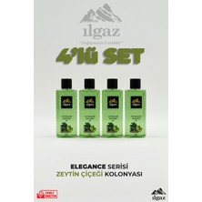 Ilgaz Zeytin Çiçeği Kolonyası 4'lü Set 80 Derece 400 ml | Elegance Series