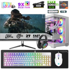 Xaser Star X520 Ryzen 7 7800X3D 32GB Ram 1tb M.2 Nvme SSD 8gb RTX5060TI 27" 300Hz Oyuncu Bilgisayarı