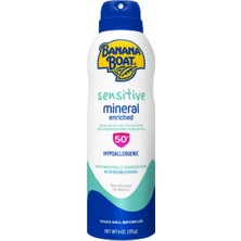 Banana Boat Sensitive Mineral Enriched 50 Spf Hypoallergenic Güneş Kremi 170 G