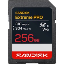 Sandisk Sandısk Extreme Pro Sd Uhs-Iı V90 Kart - 256 GB  SDSDXDE-256G-GN4IN (Yeni Versiyon)