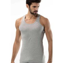 Feelline 3 Adet Tutku Ribana Spor Erkek Gri Atlet 0118