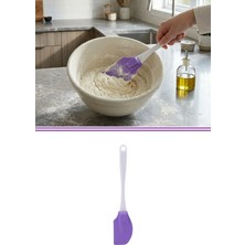 Silicolife Silikon Klasik Büyük Spatula SL029 Lila
