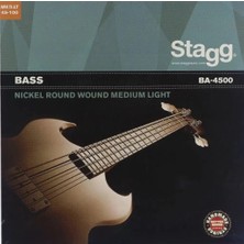 Luxars Stagg BA-4500 Bas Gitar Teli 4 Telli Medium Light