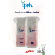 İpek Ipek Hidrofil Pamuk 100 gr x 2 Paket ve Rosıe