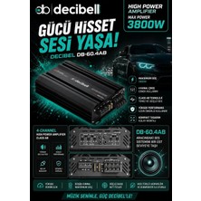Decibell | DB-60.4AB | 4X60W | 4 Kanal Ab Class Oto Amfi