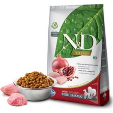 N&D Prime Tavuk&Nar Adult Med&Maxi Tahılsız Köpek Maması - 2.5 Kg