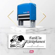Baskı Life  Kaşe  Kitap Mührü Kitap Damgası Kişiye Özel Kaşe 712
