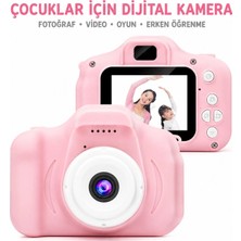 Teknomila Mini 1080P Hd Kamera Çocuklar Için Fotoğraf Makinesi Pembe
