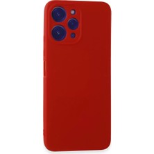 Elif Asya Ceyiz Tekstil Newface Xiaomi Redmi 12 Kılıf First Silikon - Kırmızı