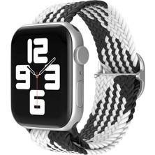 Uzman Toptan Watch 22MM  Kordon - Siyah-Beyaz