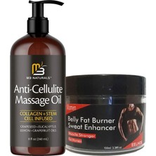 Eelhoe Kadınlar Için Eelhoe Fatburnerwoman 100 ml + Anti-Cellulite Massage Oil  240 ml Masaj Yağı