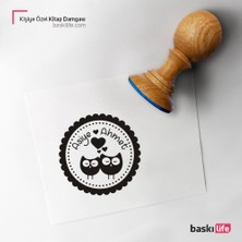Baskı Life Kişiye Özel Kitap Damgası Kitap Mührü Kaşe Kitap Mühür Özel Damga 194