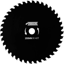 Ferrino Motorlu Tırpan Daire Elmas Bıçak Testere Deliksiz 255MM Siyah