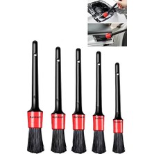 Esranın Dünyası Kyrotech 5 Farklı Boyutta Oto Detay Fırça Seti, Jant ve Lastik Fırçası, Araba Kontrol Paneli, Oto Iç ve Dış Temizlik, Deri, Havalandırma Delikleri, Amblemler, Motorsikletler