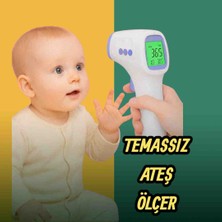 Hangzhou Medikal Kızıl Ötesi Ateş 🔥 Ölçer 👶 Vücut ve Alından Ateş Ölçer Cihaz (Aaa 2 Adet Pil Ile Çalışır)