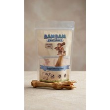 Bambam Natural Kuzu Paça - 1 Adet - %100 Doğal Kurutulmuş Köpek Çiğneme Ödül Maması
