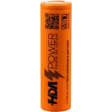 Hda 18650 3.7V 2000MAH 3c/1c Şarj Edilebilir Li-Ion Pil