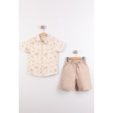 Joy Kids Erkek Çocuk Müslin Gömlekli Bayramlık Rahat Takım (7-14YAŞ)