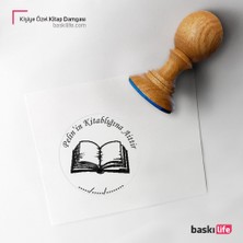 Baskı Life Kişiye Özel Kitap Damgası Kitap Mührü Kaşe Kitap Mühür Özel Damga 170