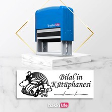Baskı Life  Kaşe  Kitap Mührü Kitap Damgası Kişiye Özel Kaşe 603