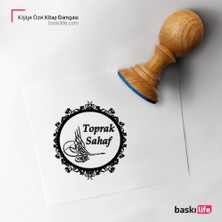 Baskı Life Kişiye Özel Kitap Damgası Kitap Mührü Kaşe Kitap Mühür Özel Damga 113