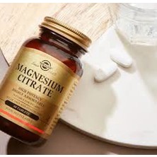 Solgar Magnesium Citrate 200 Mg 60 Tablet Aromasız Formda Amerika Menşeli Yüksek Potansiyel