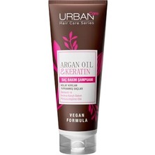 Esranın Dünyası Urban Care Argan Yağı & Keratin Kolay Kırılan Yıpranmış Saçlara Özel Saç Bakım Şampuanı 250 Ml- Vegan